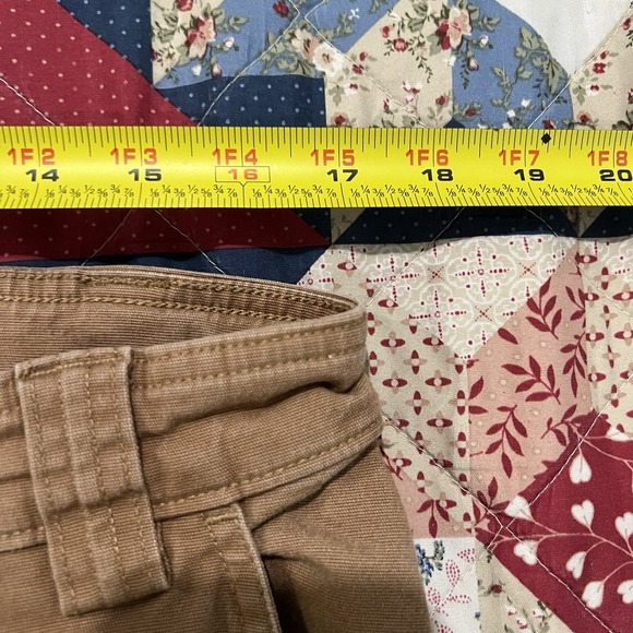 Duluth Trading Pants Mens 34x28 Relaxed Fit Flex Fire Hose Cargo Canvas Khaki - Picture 8 of 9